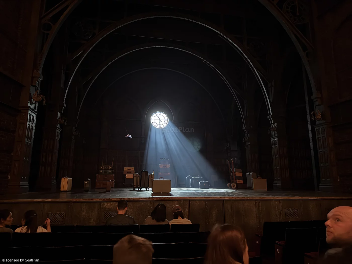 A seatview image from the Stalls for Harry Potter and the Cursed Child, from a harry potter and the cursed child best seats blog.