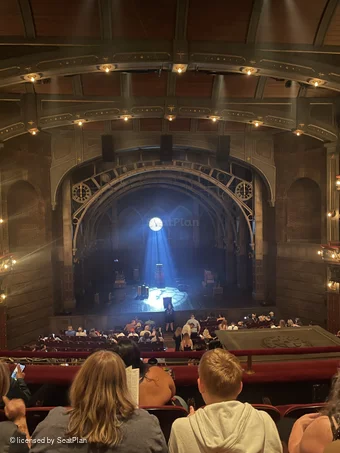 Lyric Theatre Dress Circle D110 view from seat photo