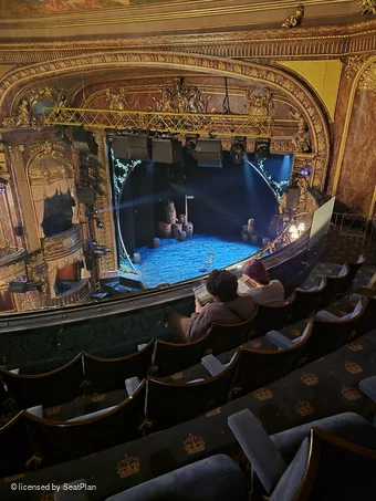 Theatre Royal Haymarket Upper Circle D2 view from seat photo