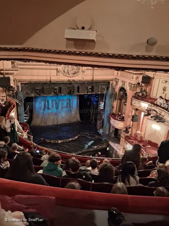 Gielgud Theatre Grand Circle G23 view from seat photo