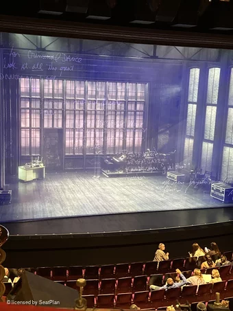 Prince Edward Theatre Dress Circle A29 view from seat photo