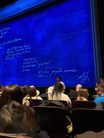 Prince Edward Theatre Stalls E4 view from seat photo