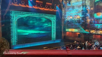 London Coliseum Dress Circle B45 view from seat photo