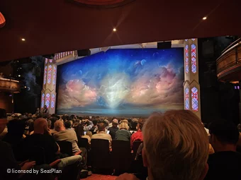 Prince of Wales Theatre Stalls M12 view from seat photo