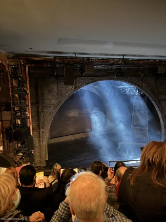 Lunt-Fontanne Theatre Front Mezzanine E7 view from seat photo