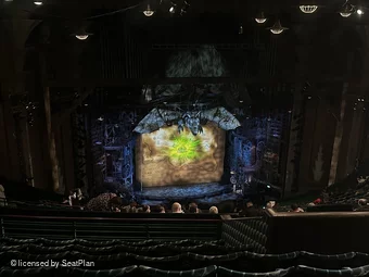 Apollo Victoria Theatre Dress Circle W38 view from seat photo