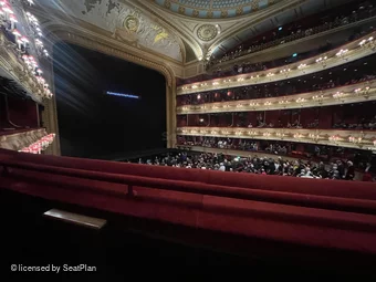 Royal Opera House Donald Gordon Grand Tier A3 view from seat photo
