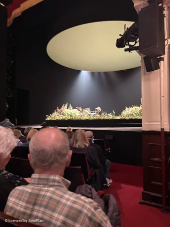 Garrick Theatre Stalls E1 view from seat photo