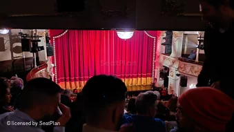 Garrick Theatre Dress Circle E19 view from seat photo