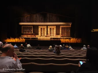 National Theatre - Lyttelton Stalls P15 view from seat photo