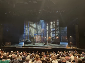Barbican Theatre Stalls L14 view from seat photo