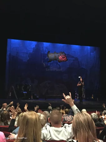 Peacock Theatre Stalls O27 view from seat photo