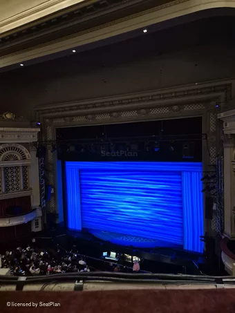 Edinburgh Playhouse Balcony A17 view from seat photo