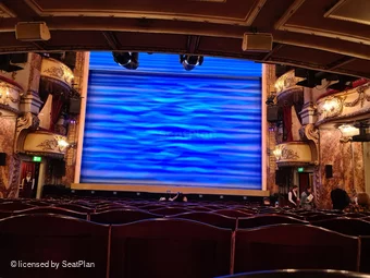 Novello Theatre Stalls R12 view from seat photo