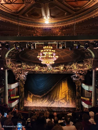 His Majesty's Theatre Grand Circle H18 view from seat photo