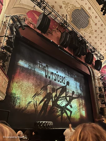 Bernard B. Jacobs Theatre Orchestra I13 view from seat photo