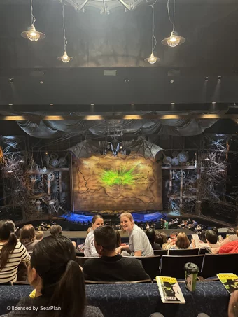 Gershwin Theatre Mezzanine G110 view from seat photo