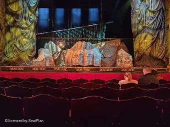 His Majesty's Theatre Stalls F20 view from seat photo