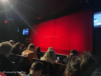Leicester Square Theatre Stalls D4 view from seat photo