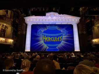 Theatre Royal Drury Lane Stalls P28 view from seat photo