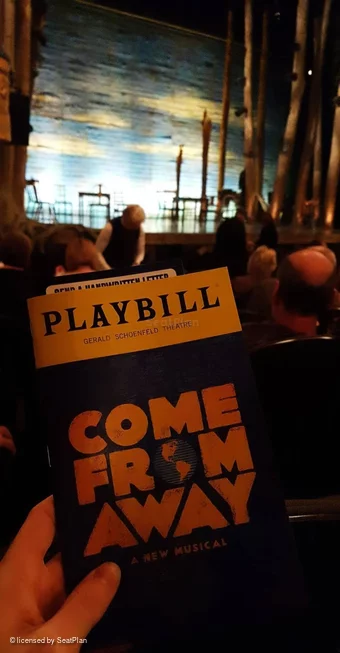 Gerald Schoenfeld Theatre Orchestra L17 view from seat photo