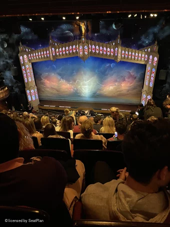 Prince of Wales Theatre Circle L16 view from seat photo