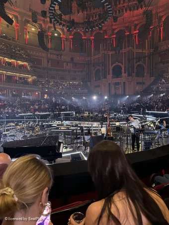 Royal Albert Hall Stalls L 372 view from seat photo