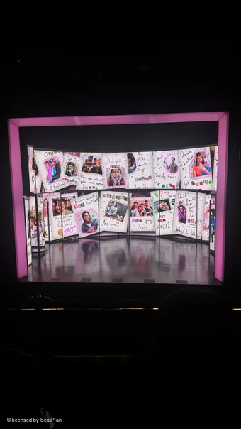 Savoy Theatre Dress Circle B13 view from seat photo