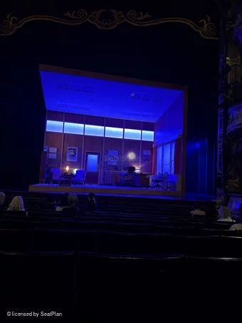 Apollo Theatre Stalls L9 view from seat photo