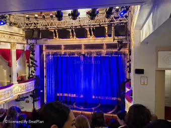 Vaudeville Theatre Dress Circle F17 view from seat photo