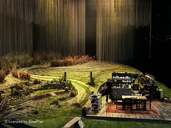 National Theatre - Olivier Stalls K53 view from seat photo