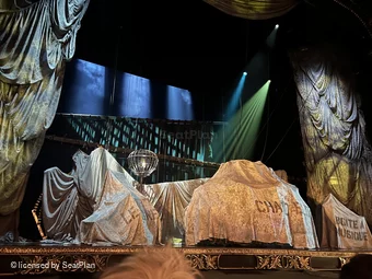 His Majesty's Theatre Stalls B28 view from seat photo