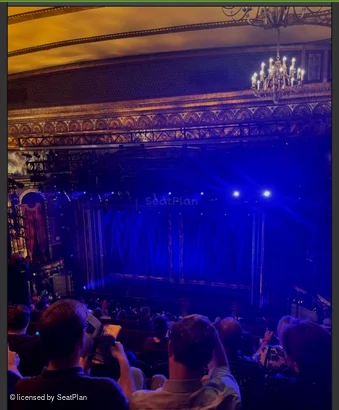 Lena Horne Theatre Rear Mezzanine M2 view from seat photo
