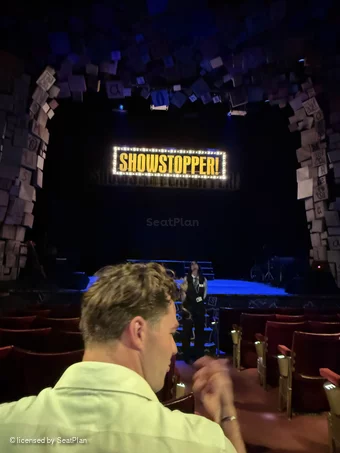 Cambridge Theatre Stalls H16 view from seat photo