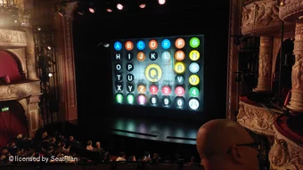 Shaftesbury Theatre Royal Circle B7 view from seat photo