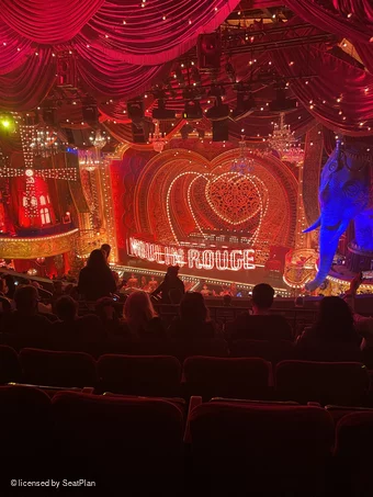 Al Hirschfeld Theatre Mezzanine L14 view from seat photo