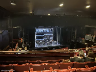 Peacock Theatre Dress Circle J23 view from seat photo