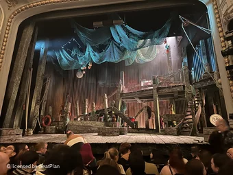 Ambassadors Theatre Stalls F7 view from seat photo