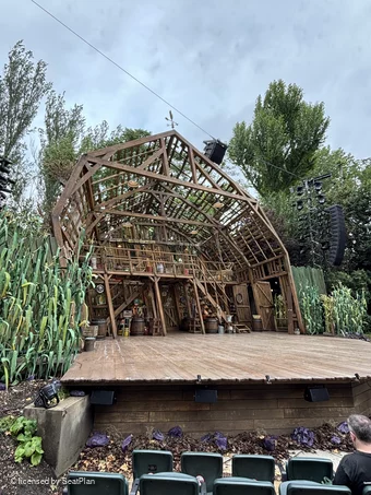 Regent's Park Open Air Theatre Lower Right E37 view from seat photo