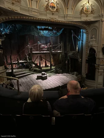 Ambassadors Theatre Circle C18 view from seat photo