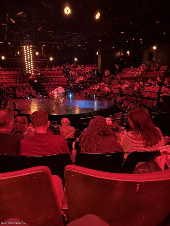 Circle in the Square Theatre Orchestra F113 view from seat photo