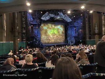 Apollo Victoria Theatre Stalls Y42 view from seat photo