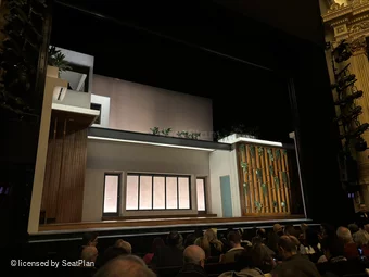 Hudson Theatre Orchestra H103 view from seat photo