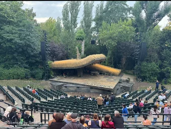 Regent's Park Open Air Theatre Upper Centre R51 view from seat photo