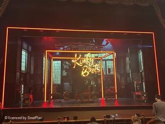 London Coliseum Stalls H27 view from seat photo