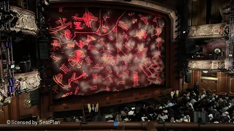 Lyceum Theatre Royal Circle A40 view from seat photo