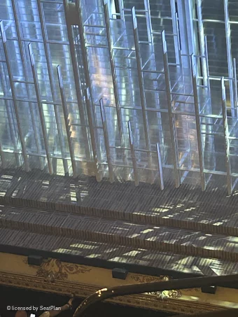 Wyndham's Theatre Grand Circle H3 view from seat photo