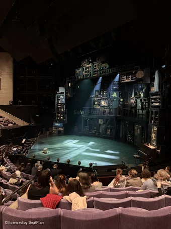 National Theatre - Olivier Stalls K7 view from seat photo
