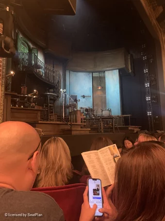 Walter Kerr Theatre Orchestra E13 view from seat photo