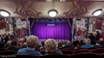 London Coliseum Upper Circle K25 view from seat photo